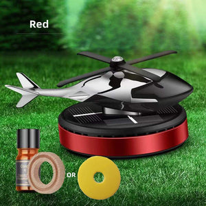 Solar Car Helicopter Air Freshener – Rotating Solar Car Decoration