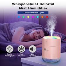 H2o humidifier colorful mini humidifier