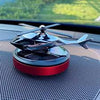 Solar Car Helicopter Air Freshener – Rotating Solar Car Decoration